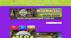 Desktop Screenshot of megaminigolf.com.au